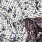 Preview: Hilco Viskose Lycie Border creme/Blau